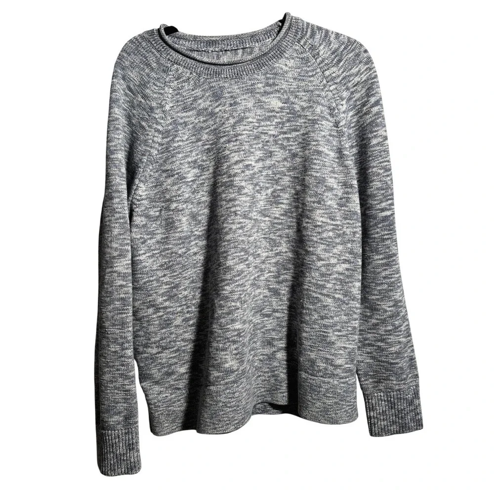 Lululemon Boxy Cotton Blend Sweater Nigh Sea / True Navy / Black‎ / Iron Blue XL